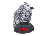 Plastic Hunting Fake Owl Decoys Outdoor Garden Yards Ornaments Pest Deterrent Repeller1022 V1294-YM0901-3111210028312