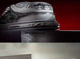 Men'S Casual Shoes Silver Snake Sneakers Board Shoes For Men Yinshe Shoes Urban - Silver - Size V1106-SHOE-6581-SILVER-AU11-EU44