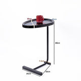 Side Table for Living Room End Coffee Table - Egg-Shaped Top V63-848181