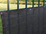 20m x 2m Fence Windscreen Privacy Screen Shade Cover Black Fabric Mesh Garden V63-931971