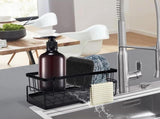 Allecta - Sponge holder and organizer for sink - Draining rack and soap dish with brush holder V1189-WXFBOL-146-1
