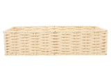 Paper Rope Woven Storage Basket for Desktop Organization, Beige V1366-AZ2-W-21113