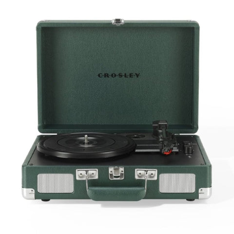 Crosley Cruiser Bluetooth Portable Turntable - Emerald Green V398-CRIW8005F-EM4