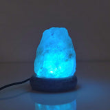 USB Colour Changing Salt Himalayan Lamp - Natural Shape Pink Rock LED Light V238-SUPDZ-43047514438