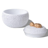 Dog Cat Ashes Urn Portland Cement pet urns for Cats or Small Dogs, Animal Memorial Keepsake Box V1107-137-12767-BLK-CAT