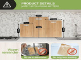 3 Pack Bamboo Cheese Board Set, Cutting, Serving and Chopping Boards V1188-MS-617-071