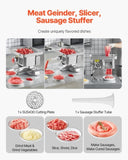 Commercial Electric Meat Grinder Slicer 4.99 kg/Min Sausage Stuffer Maker V952-XSYJQJTM5MM060HHOV3