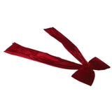 Xmas Tree Topper Bow 5.9FT Large Xmas Velvet Bow Decoration for Holiday Party Garland Front Door V1294-YM0901-3115250090611