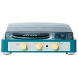 Gadhouse Brad MKII Record Player - Green Bundled Record Storage Crate V398-GAD0101-BSC