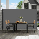 Retractable Side Awning, 160X300m Aluminum Outdoor Privacy Screen, 280g Polyester Water-proof V952-ZYPF160X300CMGY01V0