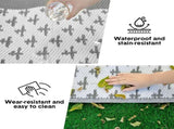 Large Outdoor Rug 275x365cm Weatherproof Plastic Weave Mat Washable Outside Solid Carpet Easy Care V985-OUTDOORRUG