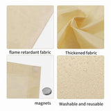 4 Pcs * Fluorescent Light Covers-Khaki V1370-AZ4-10014