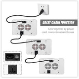 600W LED Grow Light 3500K Full Spectrum Grow Light Daisy Chain Plant Grow Lights for Indoor V1294-YM0901-H39349US