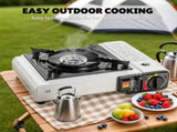 Portable Camping Cartridge Stove White V728-LP1005009685603718