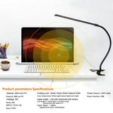 2X Clip-on LED Easel Light with ClearSun LED Technology,Clamp Light, Adjustable and Flexible Neck V1370-AZ4-07632