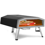 Outdoor Pizza Oven, 406.4 mm, Gas Fired Pizza Maker, Portable Outside Stainless Steel Pizza Grill V952-BXSPSLYCABRQH23XCV0