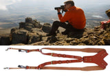 Camera Double Shoulder Strap Leather Camera Harness Photography Accessories for Outdoor Use V1294-YM0718-3117200198511