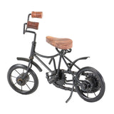 Vintage Black Bicycle 25cm V637-67503BYC