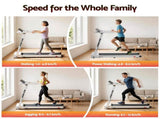 Everfit Treadmill Electric Home Gym Fitness Exercise Fully Foldable 450mm White TMILL-CHI-450-M610-WH