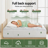 Giselle Bedding 5cm Pillowtop Mattress Topper 1000GSM Thick Soft Bamboo Cooling Pad for Back Pain TOPPER-BAM-5-D