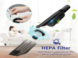 Portable Car Vacuum Cleaner High Power 9Kpa Hand Vacuum Cordless Rechargeable Handheld Vacuum V1369-AZ3-W-01165
