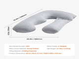 Pregnancy Pillow, U-Shaped Full Body Maternity Pillow for Women, Soft and Breathable V952-YFZTBWSUXEHY28V9SV0