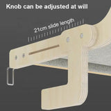 Wall-Mounted Cat Hammock Bed Wooden Frame, Comfortable and Space-Saving Design for Pets V888-ELOSUNG10156