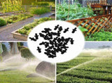 SWETRACE Drip Irrigation Tube Hole Plugs Black Plastic 150Pcs 0.79X0.39X0.39in V1189-LWWAL-20260327-03542