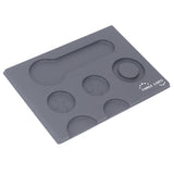 Coffee Tampers Mat Portable PVC Polished Back Antiskid Coffee Tamping Pad for Bar Cafe Home Grey V1294-YM0626-3118220323012