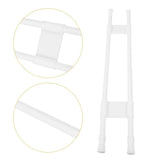 1Pair Retractable White Fridge Rod Metal PVC Camper Trailer Storage Tension Bar V1370-AZ4-08646
