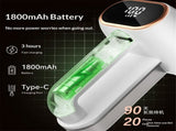 Fabric Shaver Lint Removers Rechargeable Sweater Shaver with Dual Head & LCD Display for Clothes V1366-AZ2-W-00534