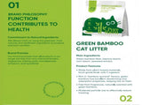 PurrHaven Bamboo Clumping Cat & Kitty Litter, 15kg ,Dust Free,Natural Flusable,Easy to XFPH-CL-BM-GR