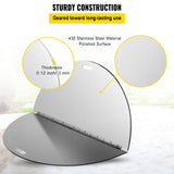 Fire Pit Lid Round 40 Inch Foldable Fire Pit Ring Snuff Cover 430 Stainless Steel Fire Pit Spark V952-GZZDSRSHPGZ40YC01V0
