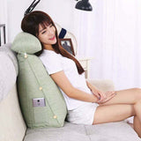 Pillow of Lecture and of Television Amovible E Cushion of Repos of Sofa Pillow of Dos of Triangle V1237-MS-626-268