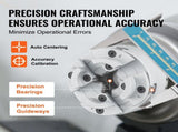 KP2-3/4 Lathe Chuck, 4-Jaw 70 mm Diameter, Metal Lathe Chuck Turning Machine Accessories, V952-MGCCKP275YC0517OZV0