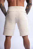 HARD HITTERS SLIM FIT TERRY SHORTS BEIGE LARGE V697-SLIM-FIT-TERRY-SHORTS -BEIGE-LARGE