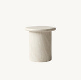 Nobu Sculptural Stone Side Table - Matte Natural Stone V355-IA-ST-NOB-NST