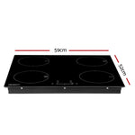 Devanti Induction Cooktop 60cm Electric Cooker CT-IN-C-YL-IF7004C