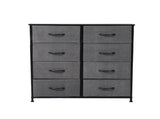 Levede Storage Cabinet Tower Chest Dark Grey CH1049-DG_NZ