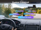 2 Channel 4K Dashcam with 1080P, 5G WiFi, GPS, Parking Monitor, Voice Control, Free 64GB TF Card V178-59112