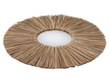 Woven Wall Mirror Decorative Hanging Round Seagrass Wall Mirror for Bedroom Living Room Home V1294-YM0703-3115230038812