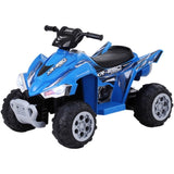 Rigo Kids Ride On Car ATV Quad Motorbike Electric Outdoor Toys 12V Blue RCAR-ATV-XL-BU