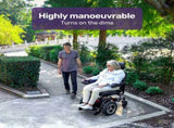 EQUIPMED Front Wheel Drive Power Electric Wheelchair, Up to 35km Range, Ultra-Comfortable, Safe V219-HWCELEEQ14KA