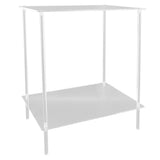 Side Table Acrylic 2 Tier Simple Lightweight Modern Bedside Table for Living Room Bedroom V1294-YM0901-3116240024911