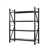 Giantz 2.4Mx2M Warehouse Shelving Garage Rack WR-F-20246-200BK-ABC