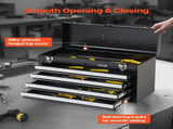 Metal Tool Box, 20.5-inch, Portable Metal Tool Box with 4 Drawers, Small Tool Chest with EVA Liners, V952-CTSBXSGJX20ILXNNKV0