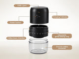 Devanti Electric Coffeeer USB-C Rechargeable Portable Coffee Beaner with 40 Precise CF-G-E-40