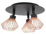 3 Light Fixtures Ceiling Mount Matte Black G9 Bulb Sockets Multi Directional Rotating Light for V1294-YM0703-3119230078911