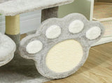 CARLA HOME Large Cat Tree Tower for Indoor Cats with Plush Perch, Cat Condo, Natural Sisal V178-36394