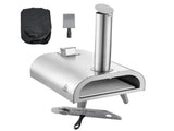 Pizza Oven Outdoor, 12" Pellet Pizza Oven, Portable Pizza-Stove with Built-in Thermometer, Wood V952-BXPSLDNZWDJBYMH4A001V0